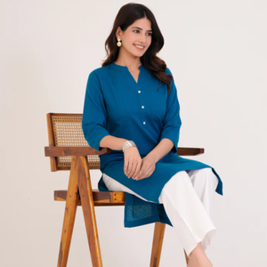 Airy Linen Long Kurta