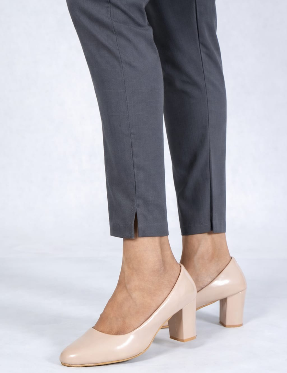 Women Ash Cotton Lycra Pant