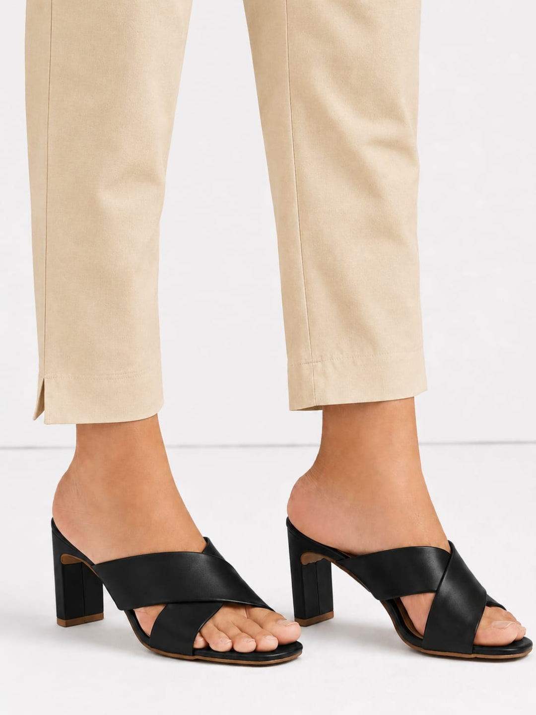 Beige Cotton Pant