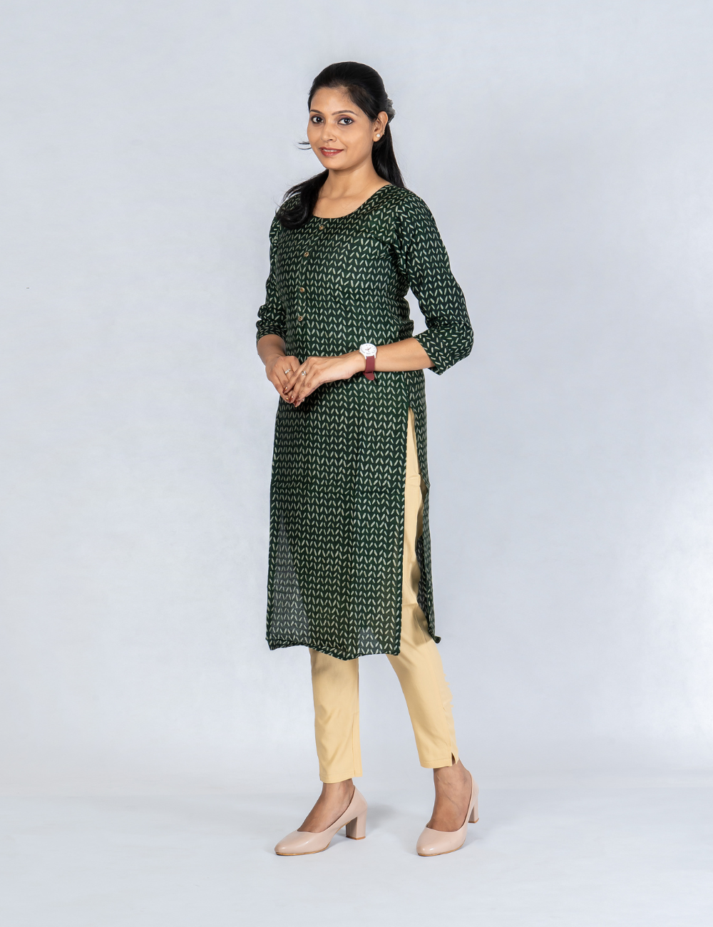 Women Sandal Cotton Lycra Pant