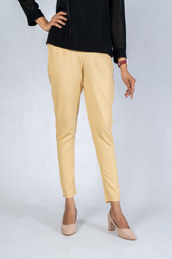 Women Sandal Cotton Lycra Pant