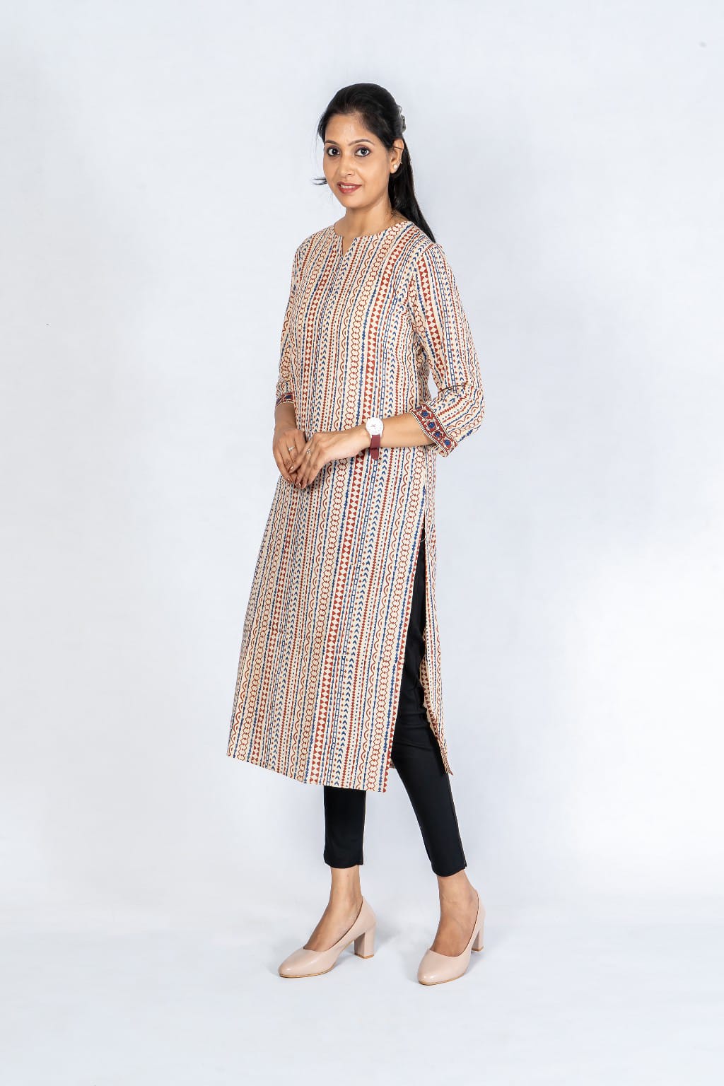 Women Grey Cotton Lycra Pant