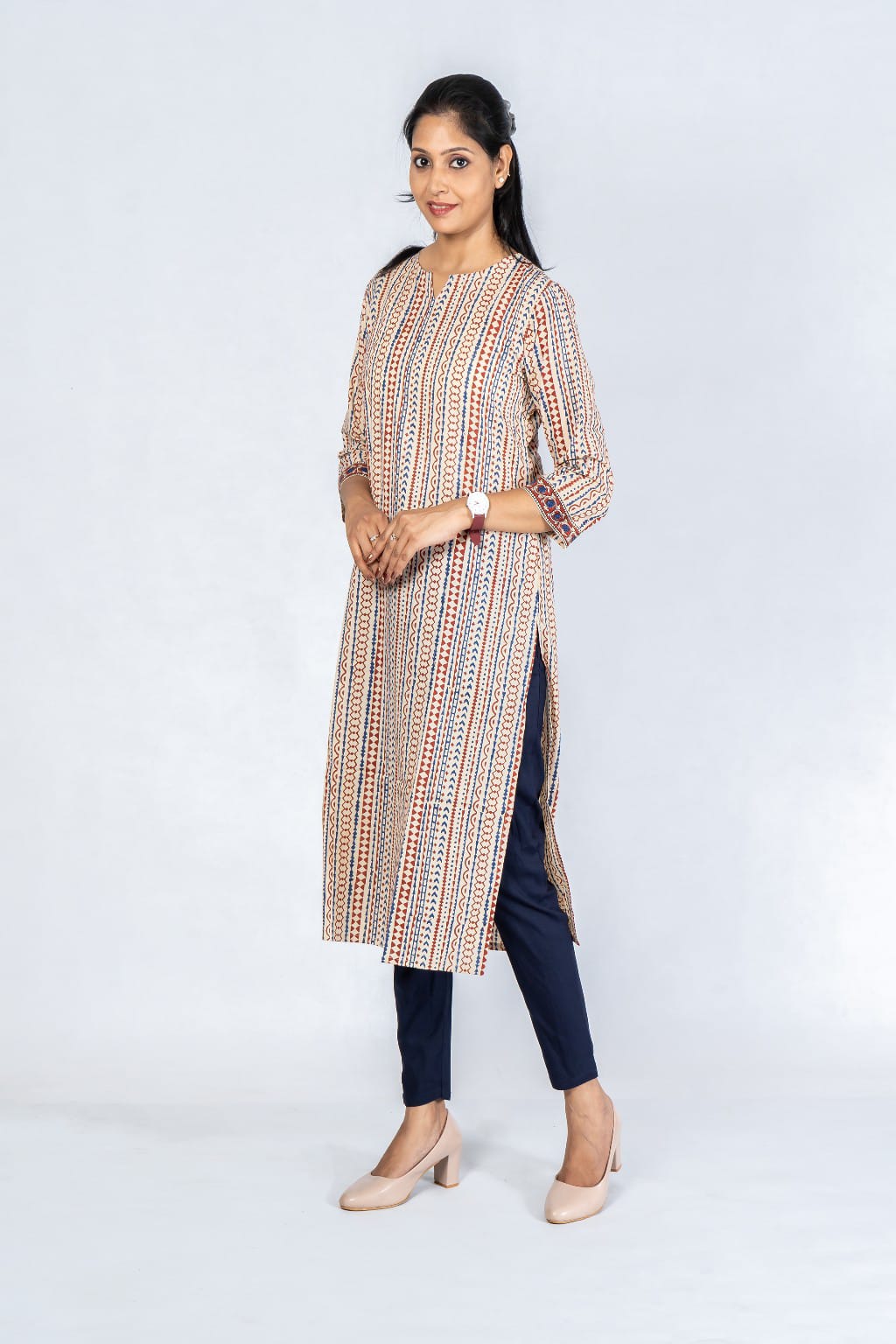 Women Grey Cotton Lycra Pant