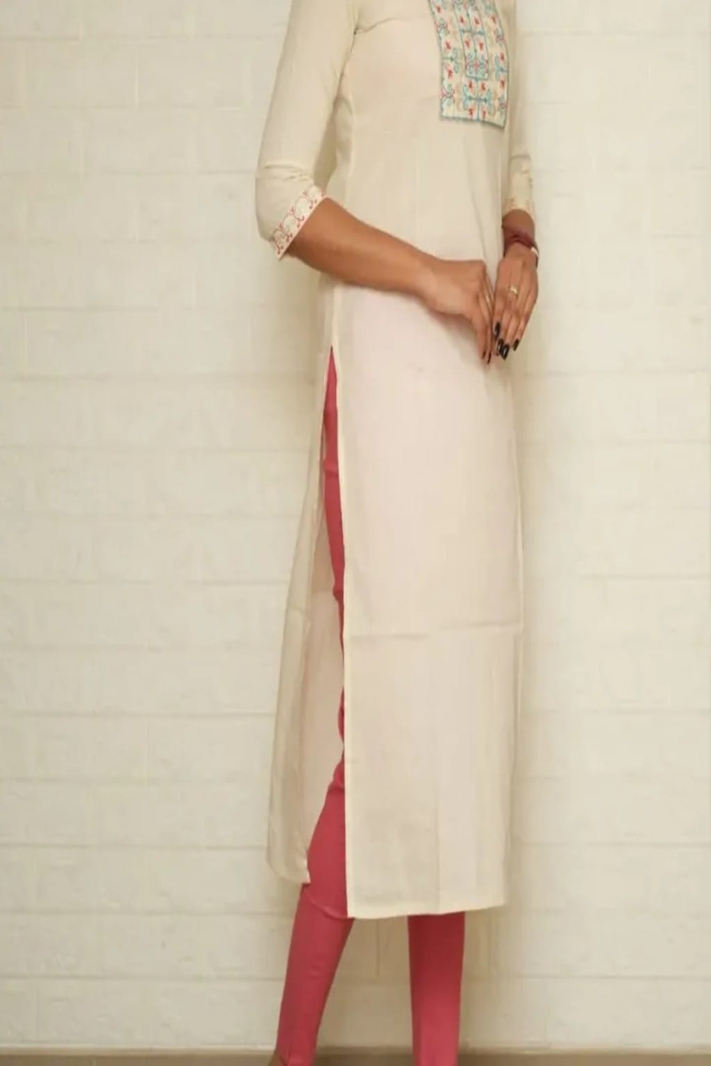 Women Grey Cotton Lycra Pant