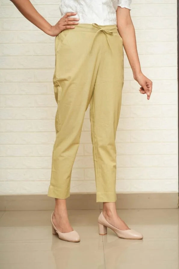 Straight Cotton Pant – Chiku