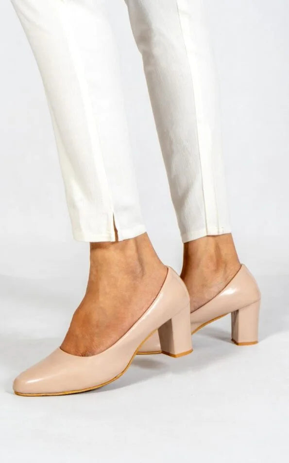 Straight Cotton Pant – White