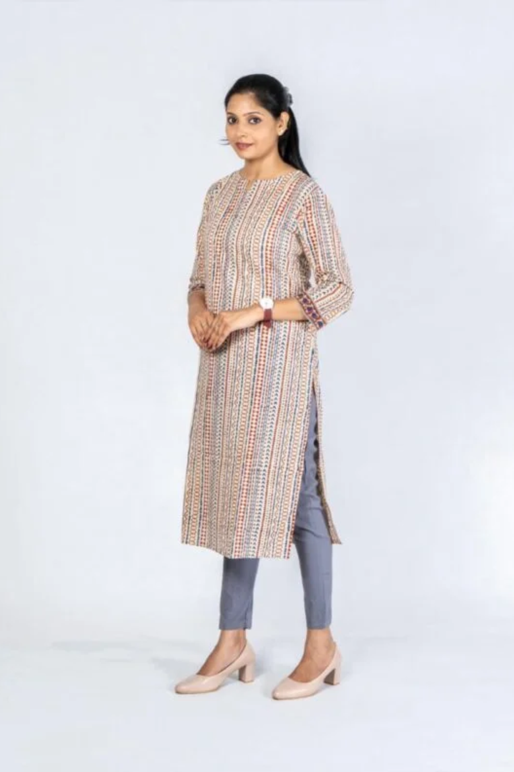 Straight Cotton Pant – Ash