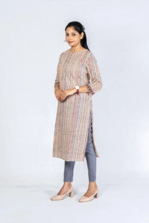 Straight Cotton Pant – Ash