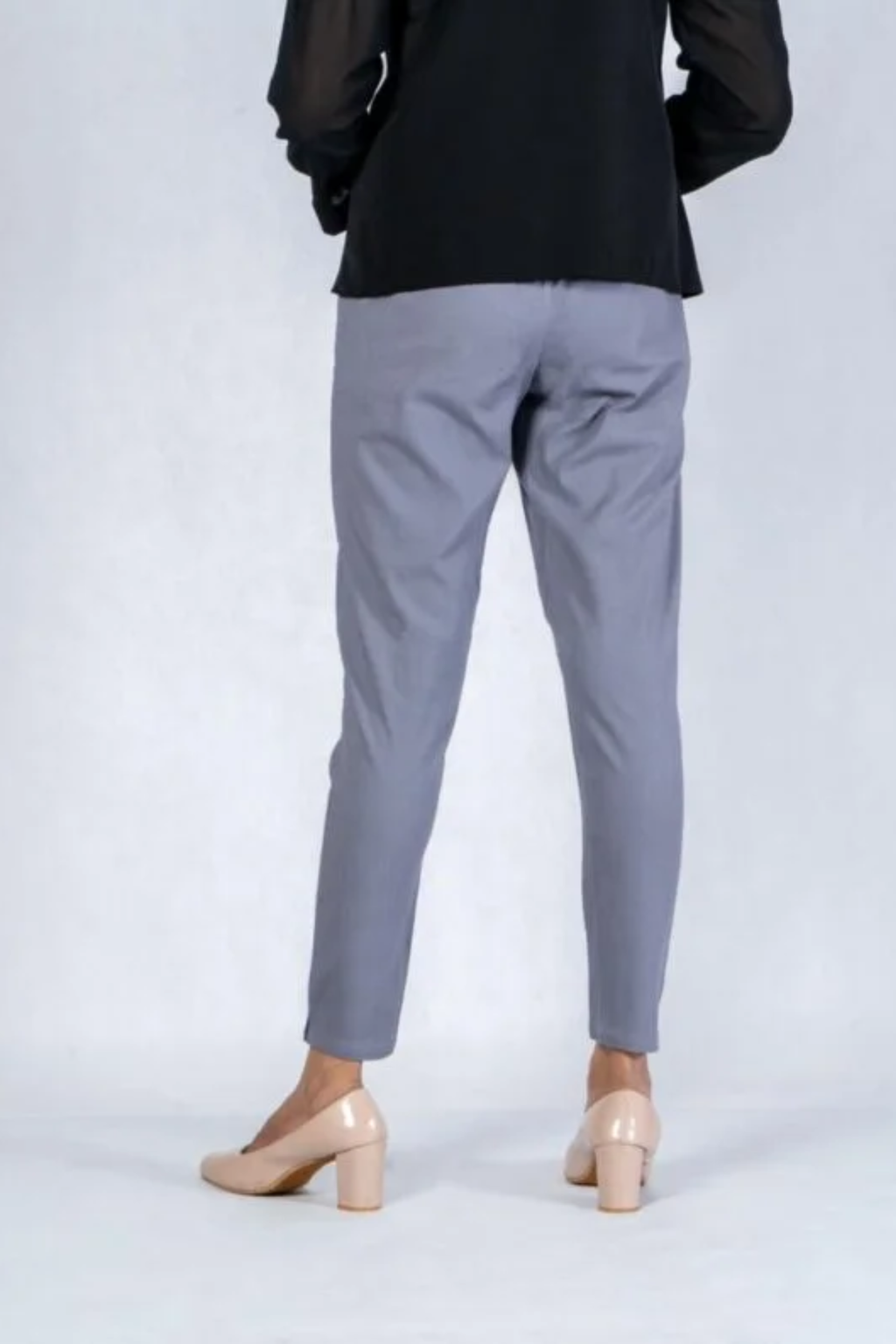 Straight Cotton Pant – Ash