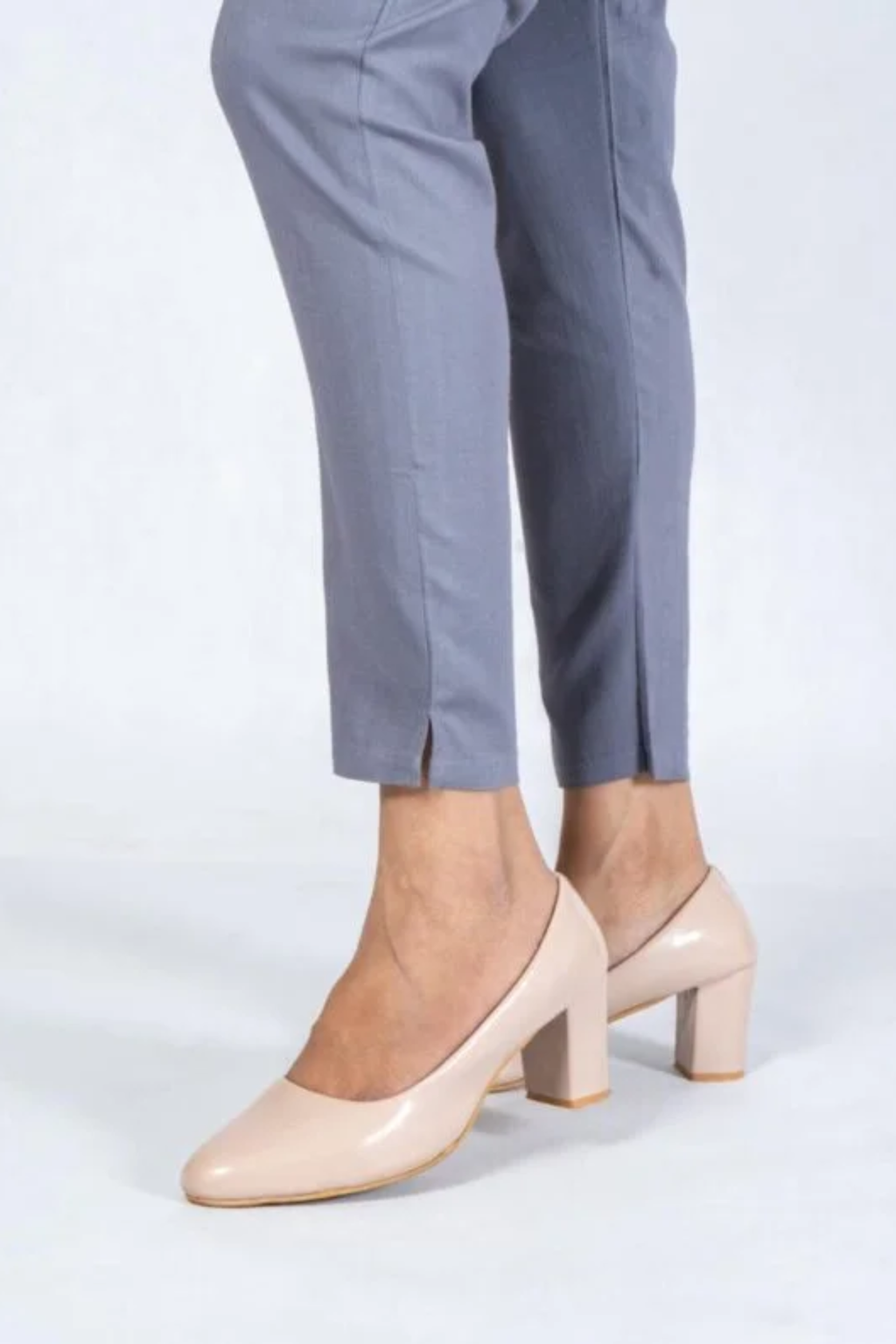 Straight Cotton Pant – Ash