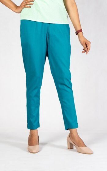 Stright Cotton Pants - Rama Green